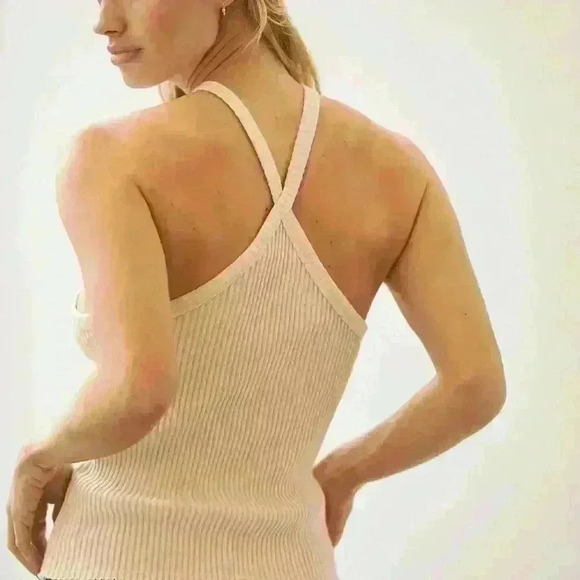 NWT! Anthropologie Top Rated t. la Ribbed Halter Tank - Picture 3 of 9